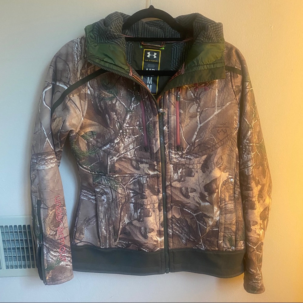 Under armour camo jacket